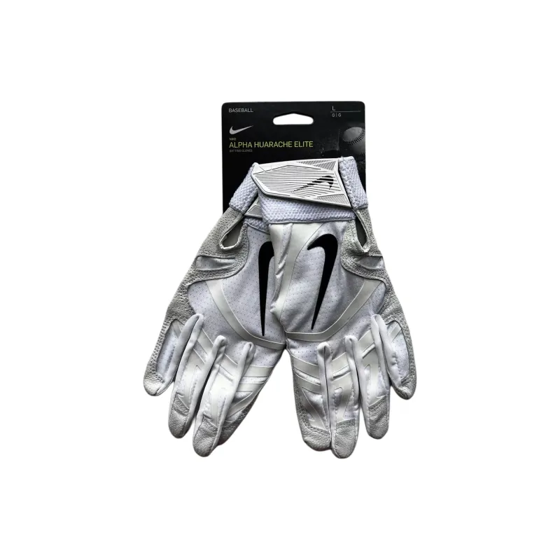 Nike Baseball Gloves Hitting Gloves PU Polyurethane Unisex White-0