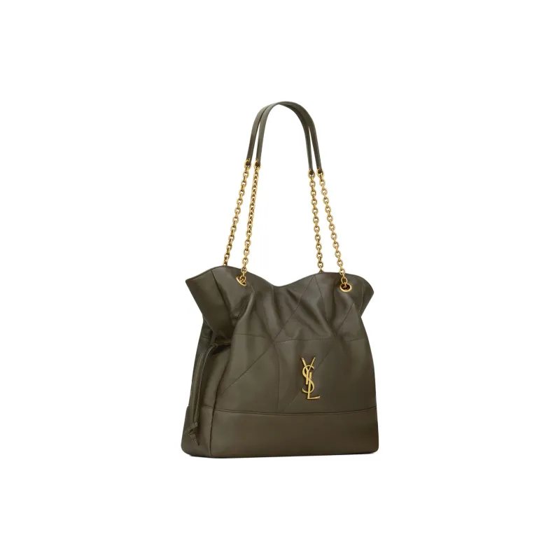 SAINT LAURENT Jamie Sheepskin Tote Bag, Shopping Bag, Shoulder Bag Women's Light Musk-1