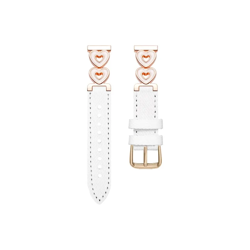 CHUANGYIDA Red Beige Compatibility Watch Band 145~210mm Canvas Material-10