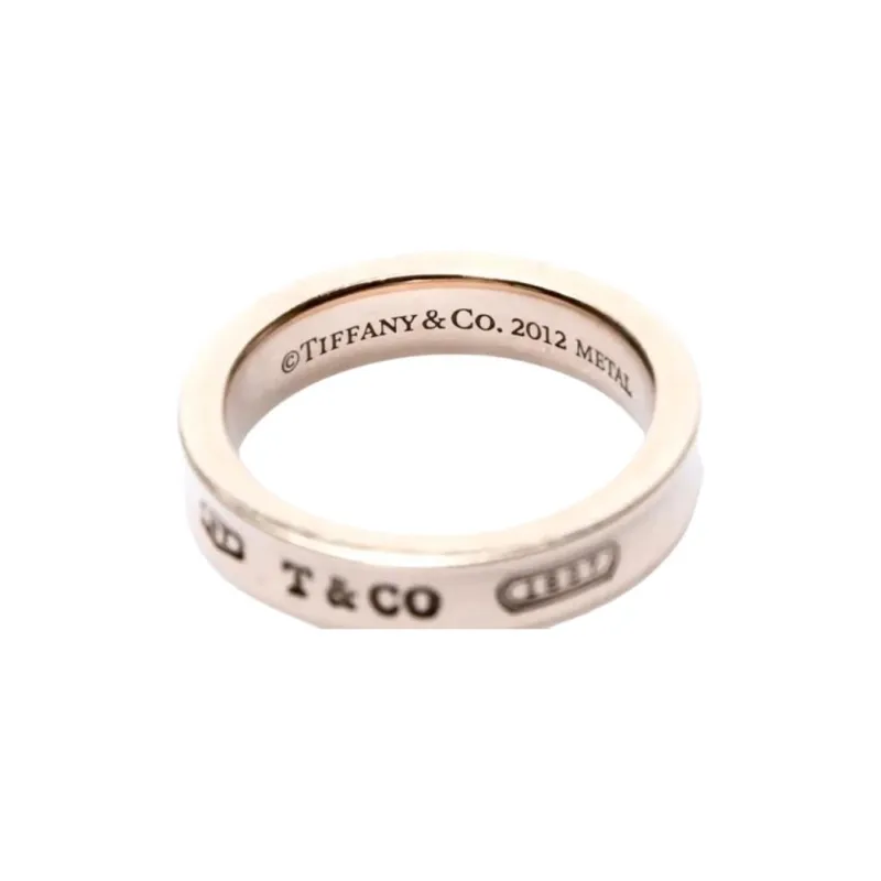 TIFFANY & CO. Metal Rings Unisex Rose Gold-1
