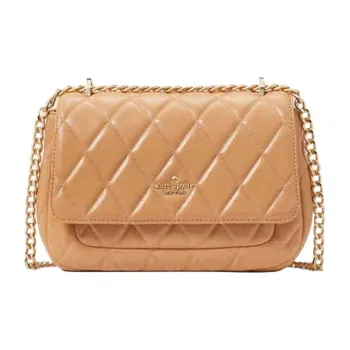 Kate Spade Cow Leather Shoulder Bag Small Size Women's Lifting Beige Sage