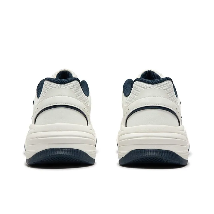 361° Sailing Series Wear Resistant Slip Resistant Low Top Running Shoes Men's White Blue-3