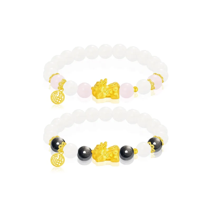 Thuban Ark White Jade Bodhi Bracelets Unisex-4