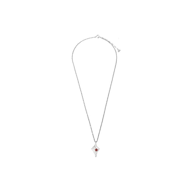 M.Wong 925 Sterling Silver Starry Eye Pendant Necklace Unisex-1
