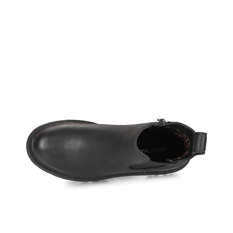 REPLAY Luisa Chelsea Short Chelsea Boots Women's Black-2