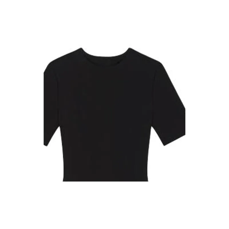 Givenchy Ruffle Midi Dress 'Black'-4