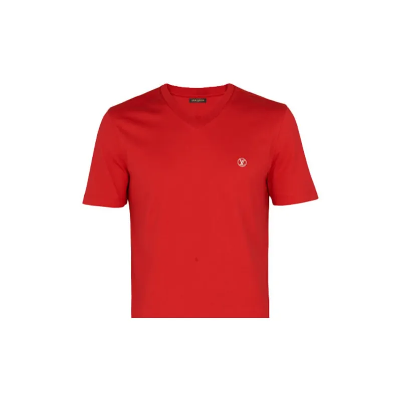 LOUIS VUITTON T Shirt Men's Rouge Red-5