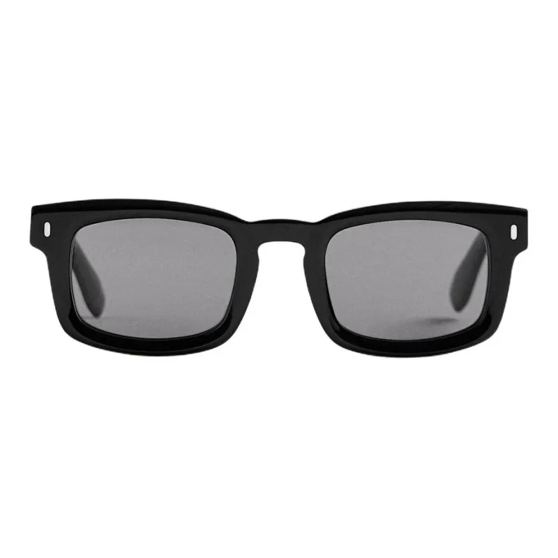 ZARA Acetate Square Sunglasses Men's Black-1