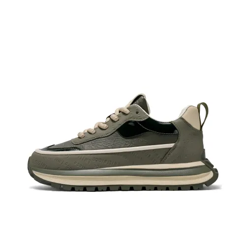 SENGUIBUCK Breathable Height Increasing Low Top Chunky Sneakers Men's