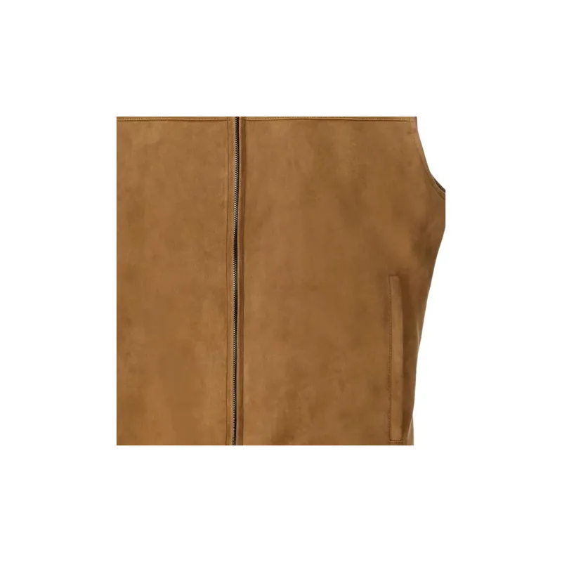 Loro Piana Vests Men Brown-3