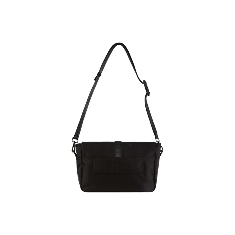 EVISU Polyamide Messenger Bag, Shoulder Bag, Crossbody Bag Unisex Black-1