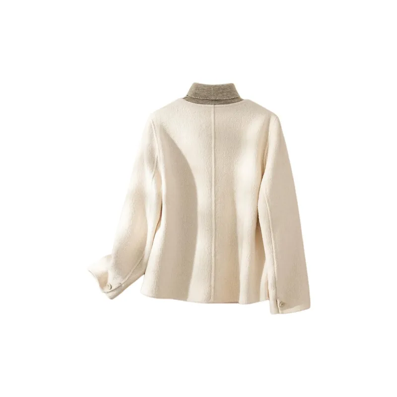 IHIMI Coats Women's Pearl White-3
