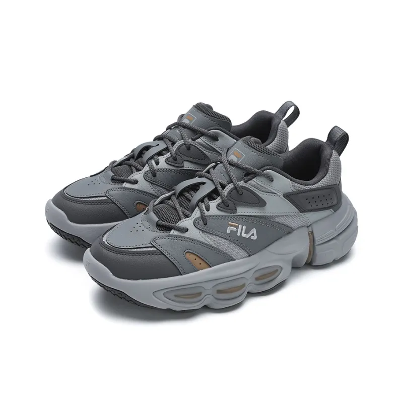 FILA ET Anti Slip Wear Resistant Low Top Casual Shoes Men's Gray-1