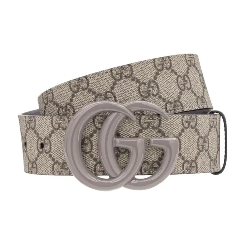 GUCCI Leather Belts Men's Light Brown -3