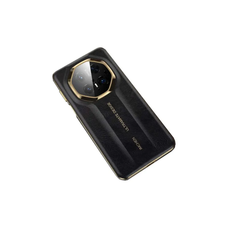 IMCHEN Genuine Leather Material 1 Genuine Machine Molded Phone Cases Compatibility With Huawei Mate 70 RS-3