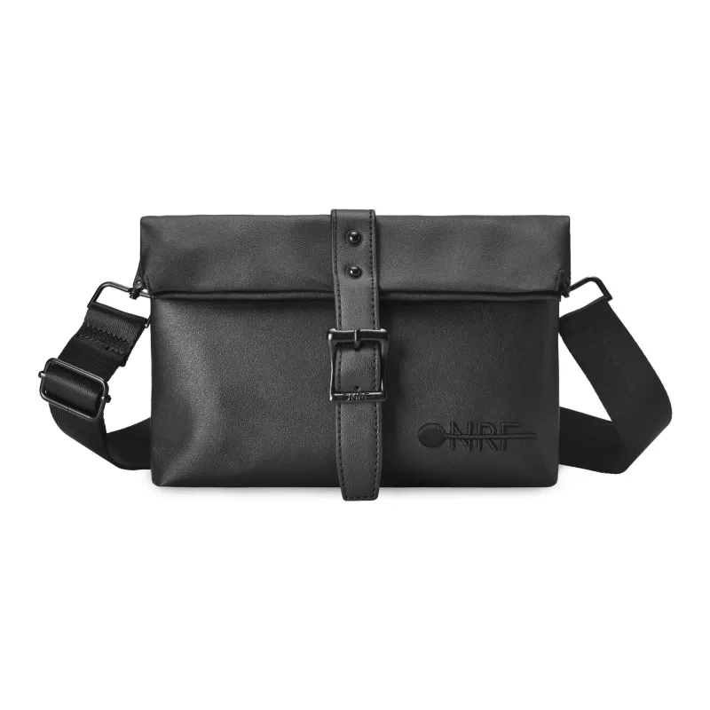 ONRF PVC Polyvinyl Chloride Crossbody Bag Shoulder Bag Envelope Bag Regular Unisex Black-1