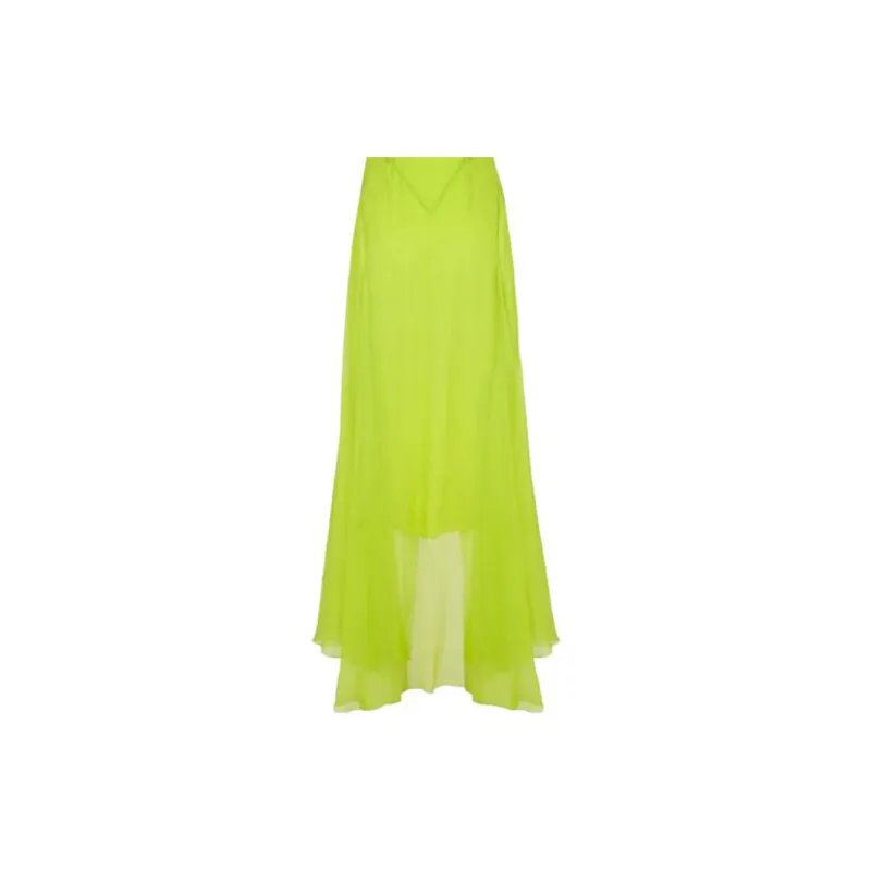 FENDI Sleeveless Dress Women's Green-5