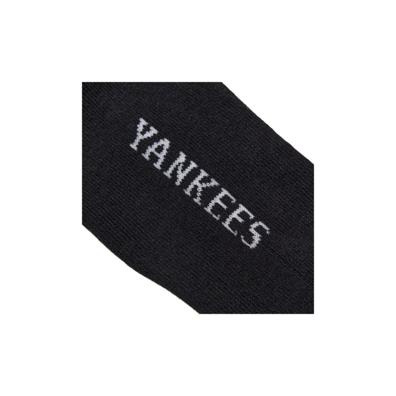 MLB New York Yankees Ankle Socks Unisex 2 Pack Black-3
