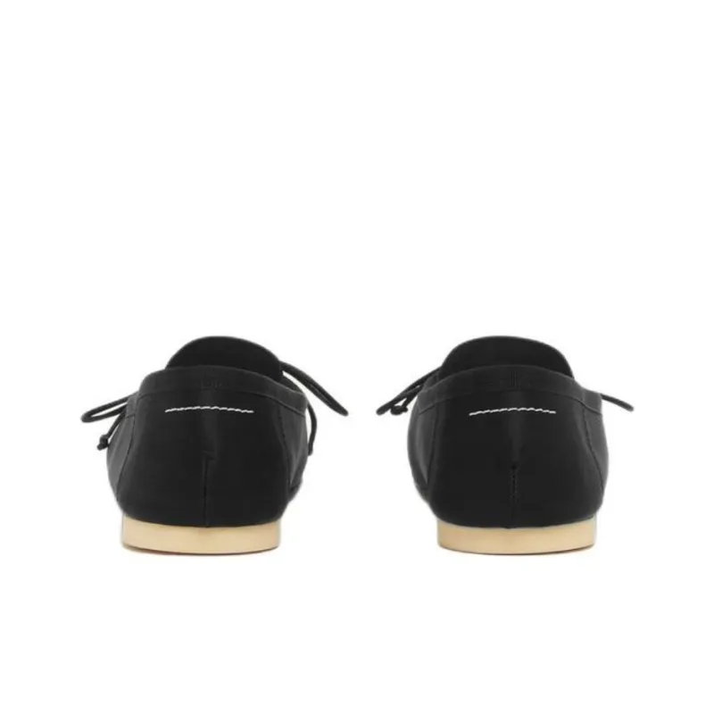 MM6 Maison Margiela Anatomic Numbers Motif Square Toe Ballerina Shoes Women's-4