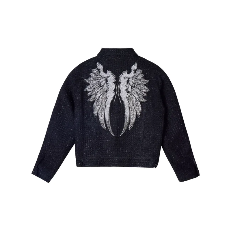 TCH Cropped Coats Unisex Black-1