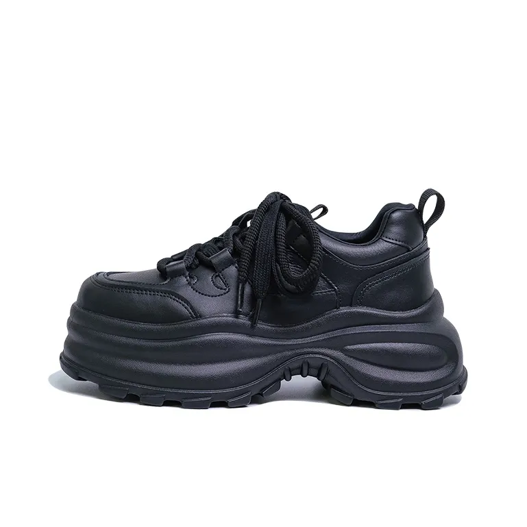 Ruomini Slip-Resistant Low-Top Chunky Sneakers Women's-0