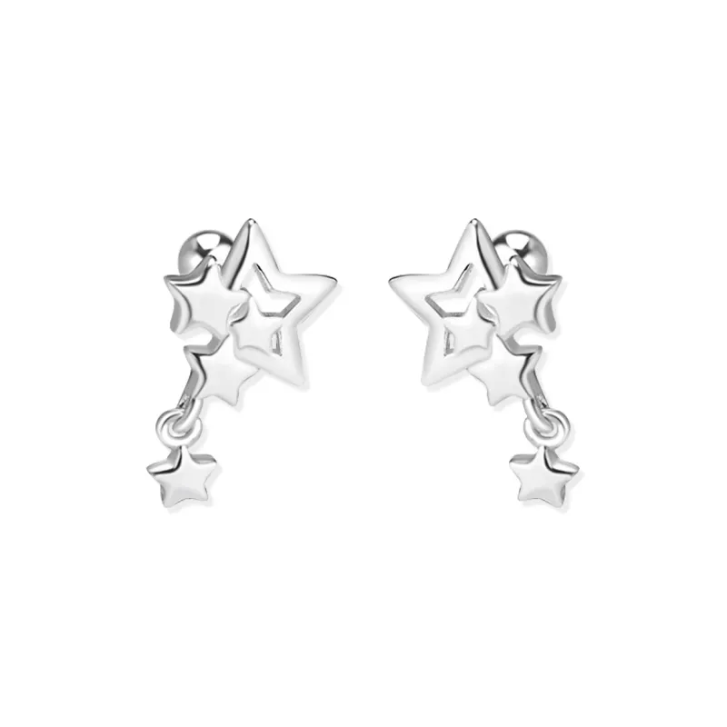 BTOE 999 Fine Silver Stud Earrings Women's-0