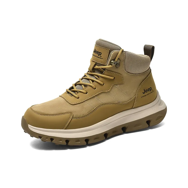 Jeep JEEP Breathable Wear-Resistant Slip-Resistant Short Outdoor Boots Men's-6