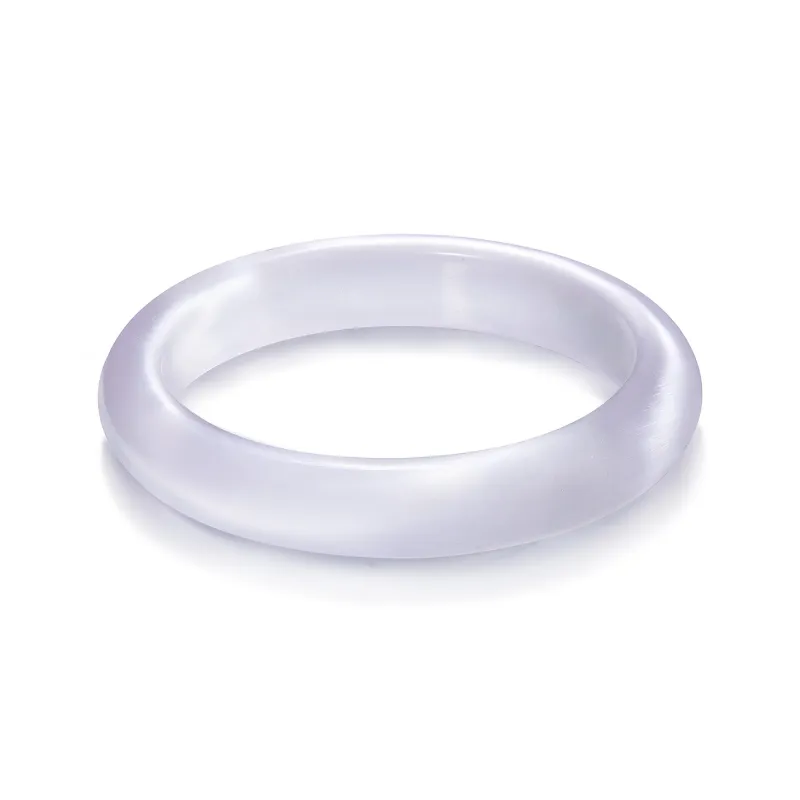 DH7 Cat's Eye Stone Jade Bangles Women's-0