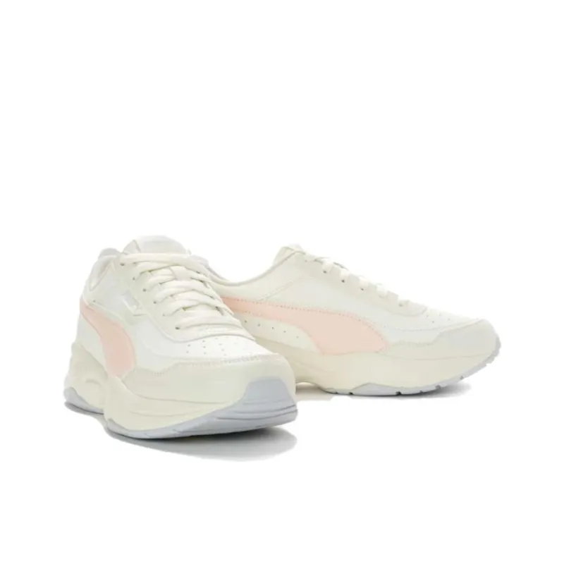 PUMA Anti-Slip Wear-Resistant Low-Top Running Shoes Women's White Pink-2