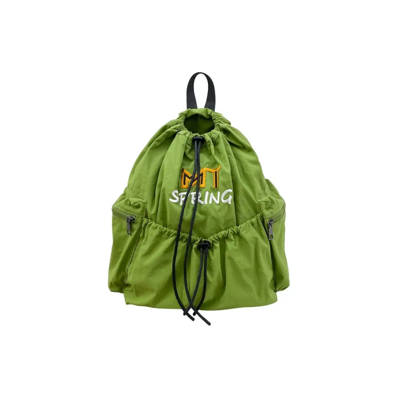 LUVISTRUE Nylon Backpack Regular Unisex Green/Black/Blue/Khaki-0