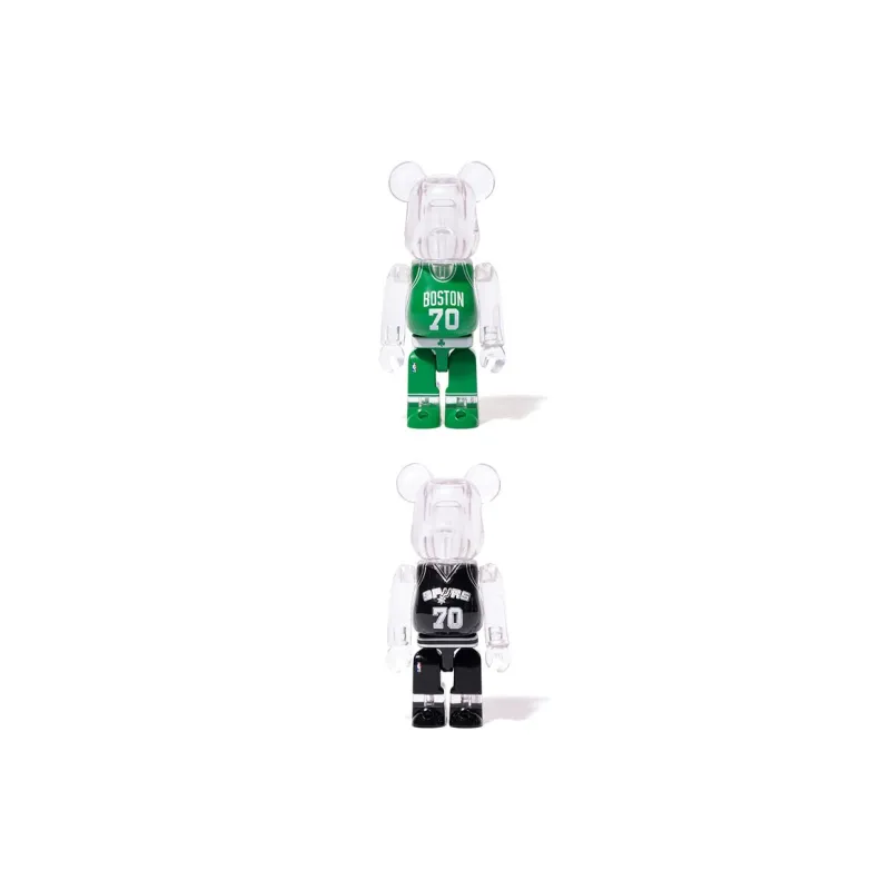 BE@RBRICK NBA Star Character NBA 70th Anniversary 6 Pack Set Hang Tag Box 100% 7cm-3