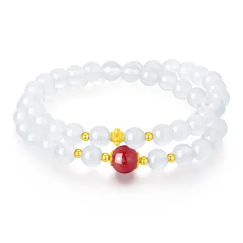 Lao Feng Xiang Chalcedony Bracelets Women's
