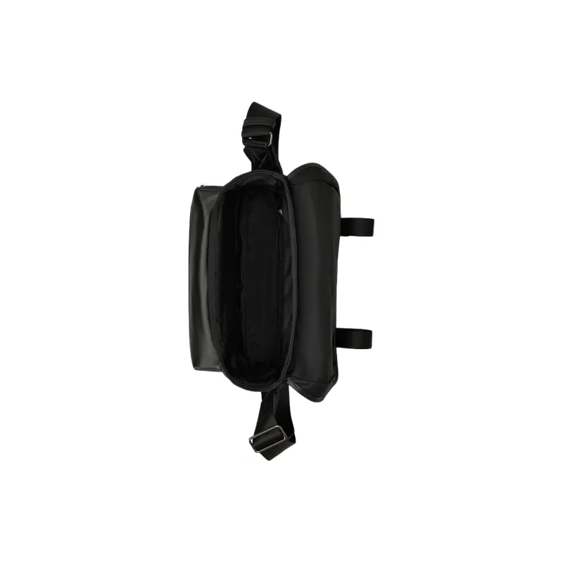TOD'S Nylon Messenger Bag, Crossbody Bag, Shoulder Bag Trumpets Men's Black-3