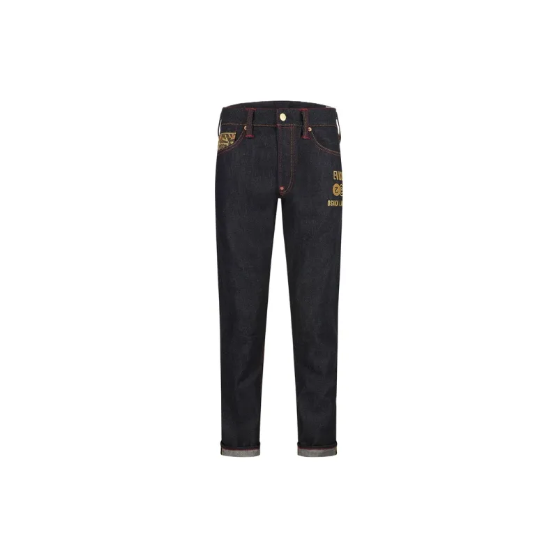 EVISU Snake Year Spring Festival Limited Series Jeans Men Denim Blue-1