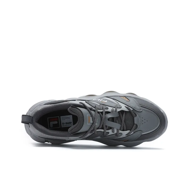 FILA ET Anti Slip Wear Resistant Low Top Casual Shoes Men's Gray-2