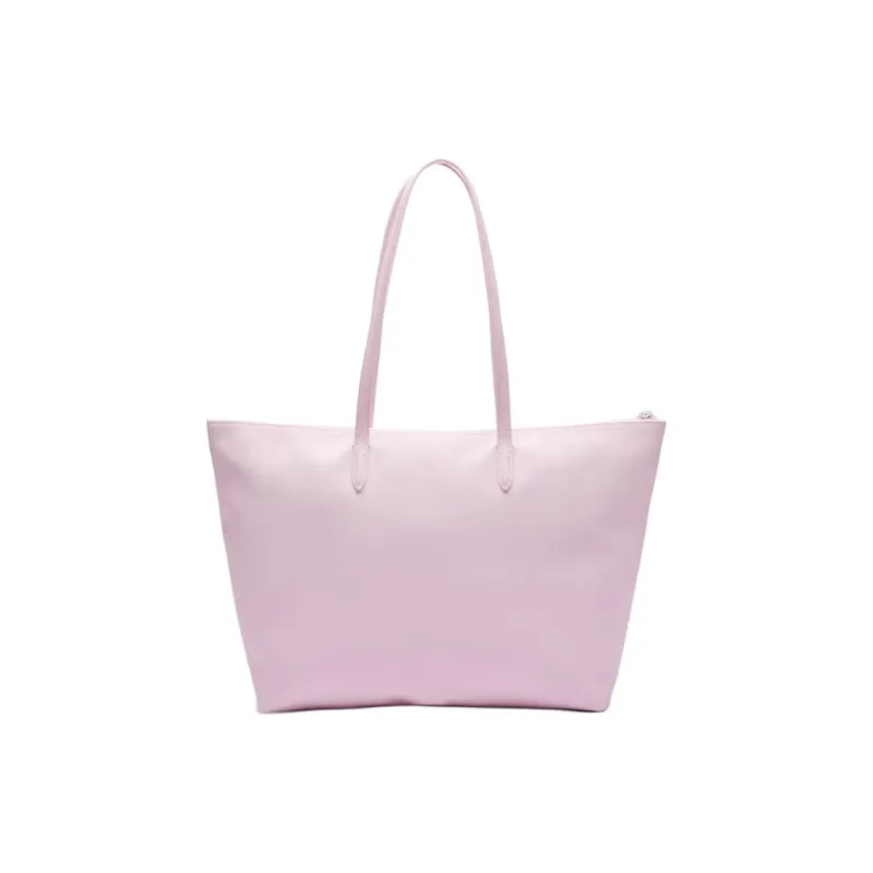 LACOSTE PVC Tote Bag Shopping Bag Shoulder Bags Large Size Women's Pink-2