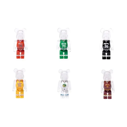 BE@RBRICK NBA Star Character NBA 70th Anniversary 6 Pack Set Hang Tag Box 100% 7cm