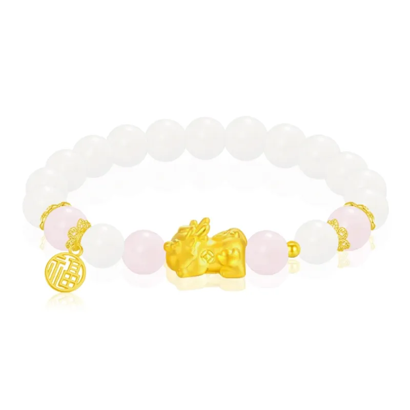 Thuban Ark White Jade Bodhi Bracelets Unisex-0