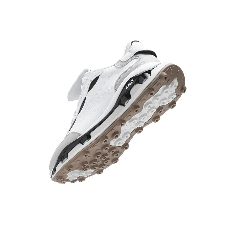 FILA KM2 Lightweight And Wear-resistant Low-Top Casual Shoes Men's White Gray-4