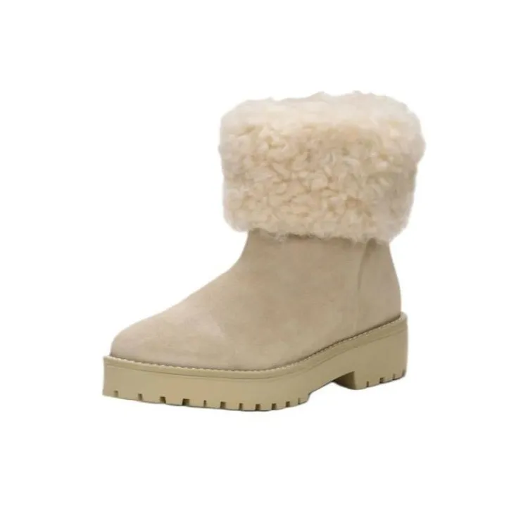 CULT GAIA Ankle Boots 3.8cm Women's Beige-2