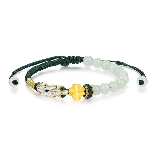 MRSLIN Hetian Jade Bracelets Pale Greenish White Jade Women's