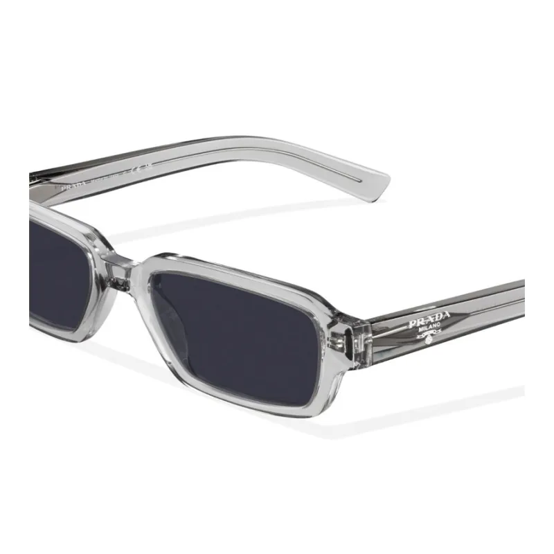 PRADA Logo detail Rectangle frame Sunglasses-3