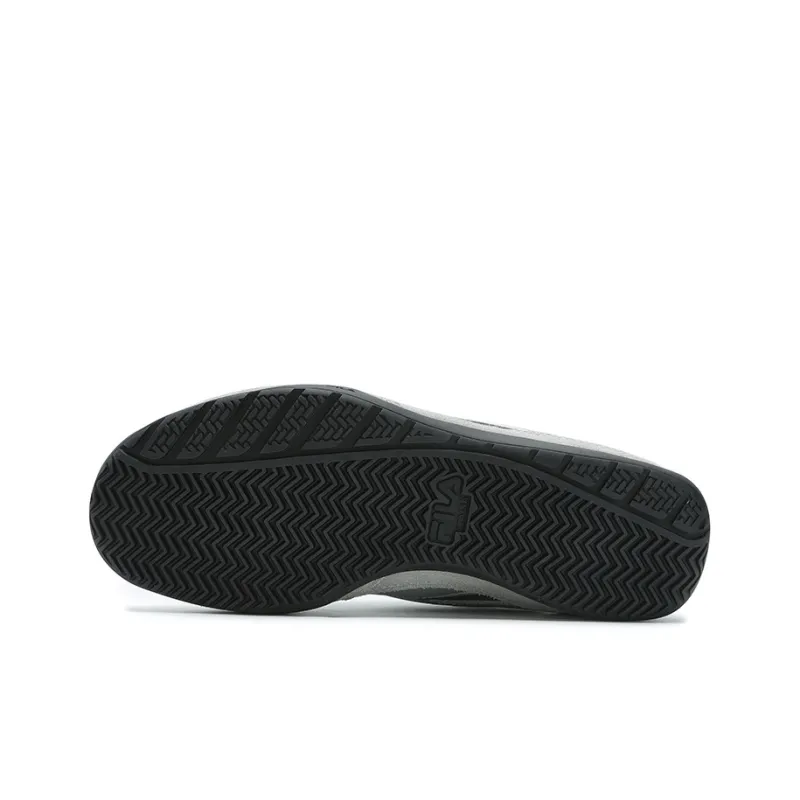 FILA TURBO Slip Resistant, Abrasion Resistant, Lightweight Low Top Skateboard Shoes Women's Gray Black Silver-5