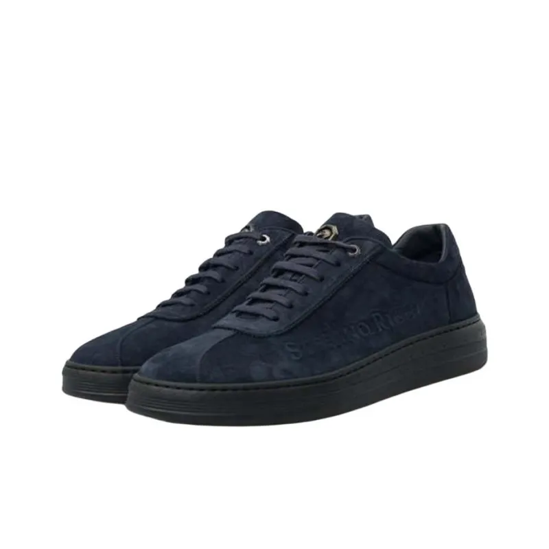 STEFANO RICCI Low-Top Skateboard Shoes Men's Marine Blue-2