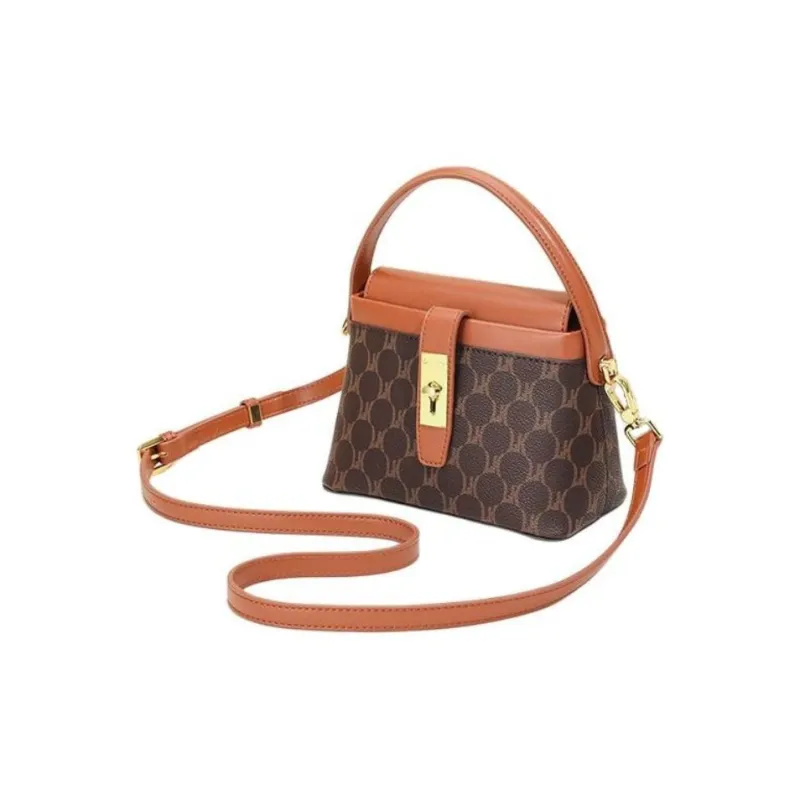 YZUE PVC Handbags Shoulder Bag Crossbody Bag Regular Women's White/Coffee-6