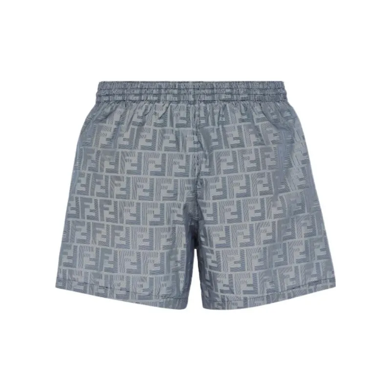 FENDI FW23 Swimming Shorts Men's Blue-1
