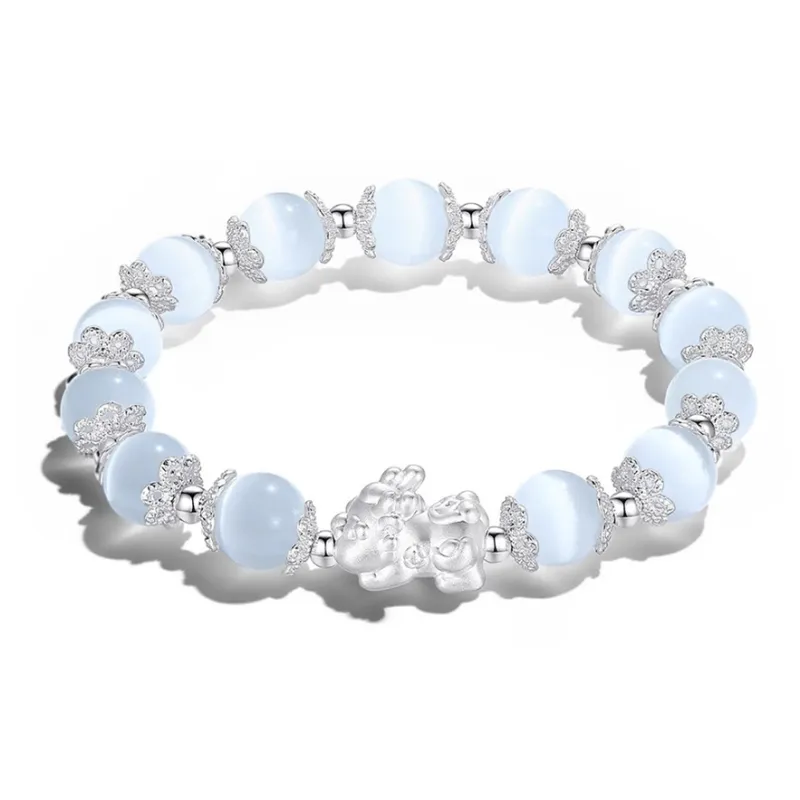 Bermuda Eyes Obsidian Bracelets Unisex-0