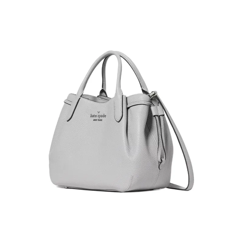 Kate Spade Cow Leather One Shoulder Handbag Trumpets Women's Gray-1