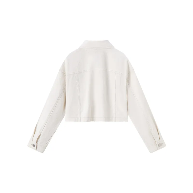 SEM/R Denim Jacket Women's Light Khaki-1