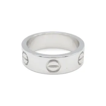 Cartier 2010s Pre owned Platinum Love Ring